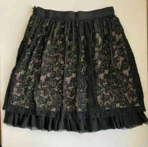 Rachel Rachel  Roy Lace Skirt Black size 6